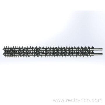 PE extrusion parallel screw barrel